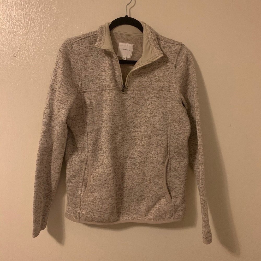 Cream Pullover: Thread and Supply